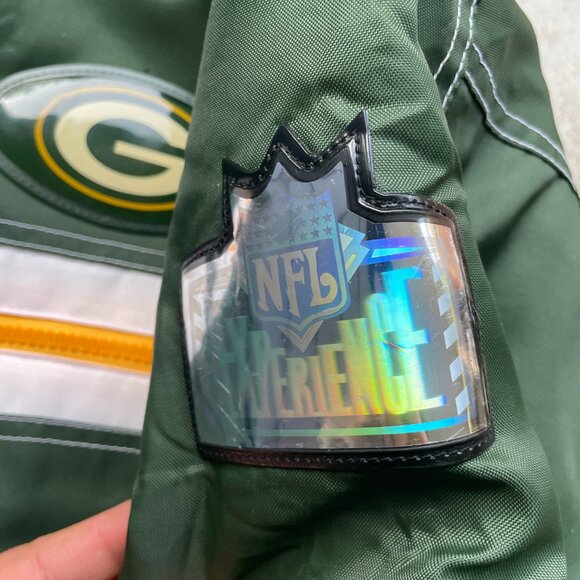 Vintage Green Bay Packers Pro Player Jacket Insulated NFL Retro Men’s XL - Picture 7 of 10